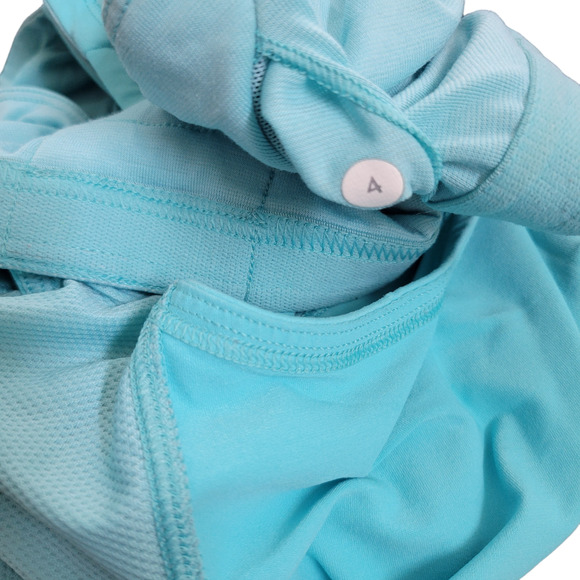 Lululemon Racer Back Tone it Angel Blue Active Tank Top Women's Size 4 - Picture 4 of 8